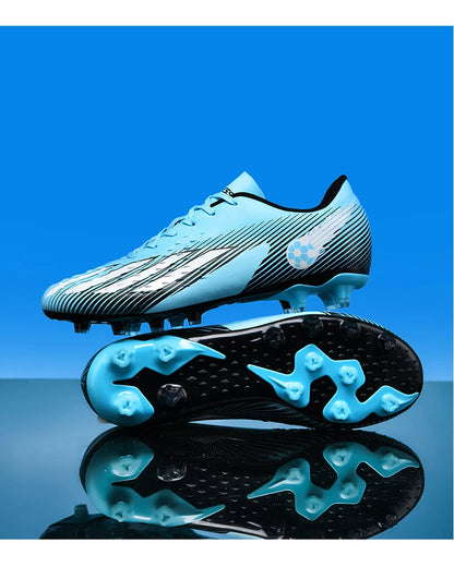 Soccer Shoes Sport Outdoor Men Breathable Cleats FG Football Boots