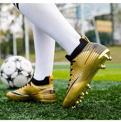 Men Soccer Shoes Kids Football Boots Women Breathable Soccer Cleats