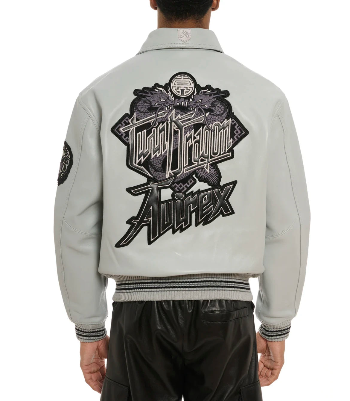 collaborative French lamb leather genuine leather jacket men's