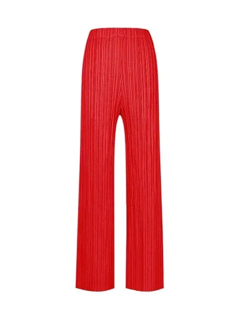 Spring Summer Autumn Women Casual Elegant Ladies Miyake Designer Casual