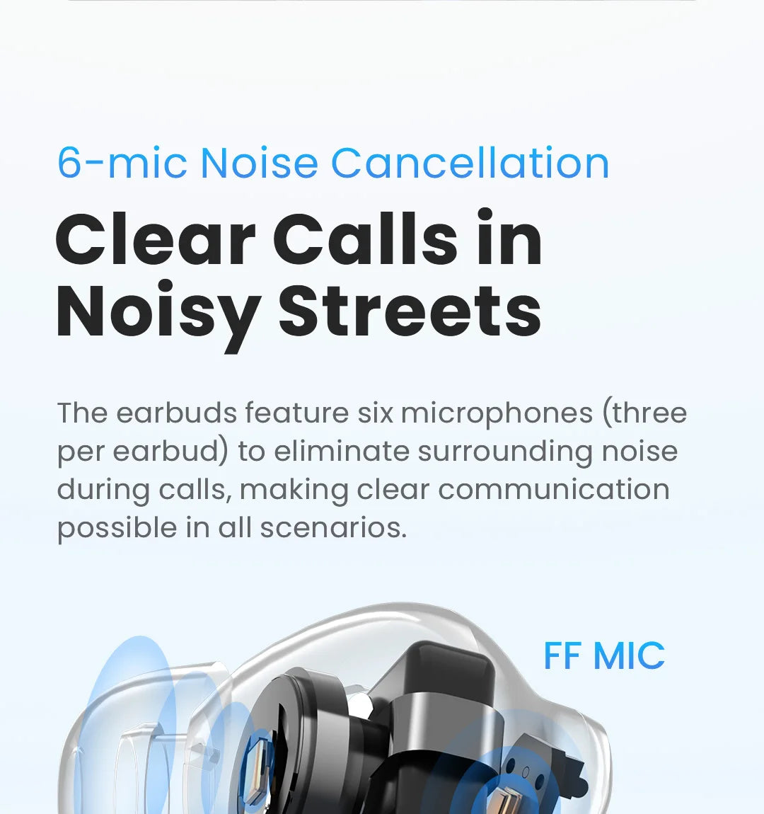 HAYLOU Mori Pro Bluetooth 5.4 Earphones Wireless  43dB Adaptive Hybrid ANC Hi-Res LDAC Earbuds 6 Mic Headphones 28H Battery Life