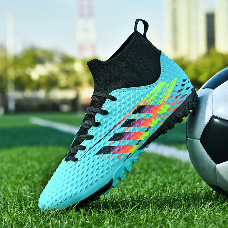 Men's Sneakers Soccer Shoes Football Boots Cleats Breathable Training Match