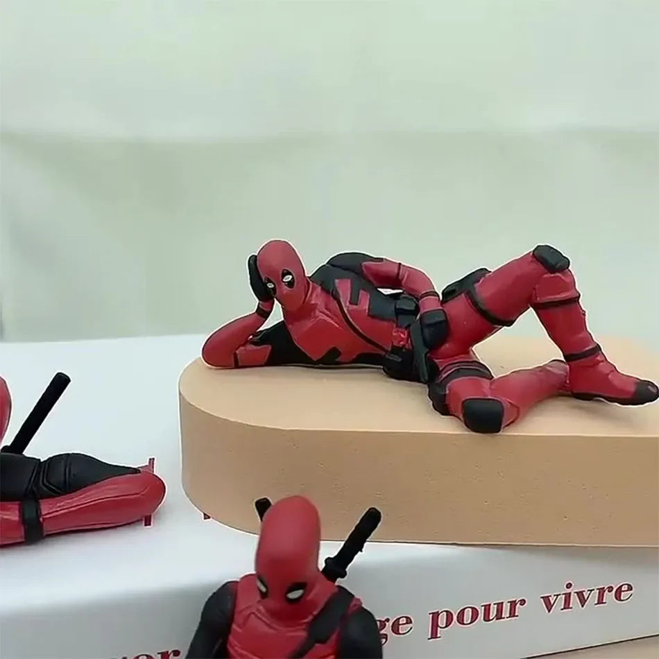 Deadpool & Wolverine Figure Deadpool 3 Figure Cool Cute Movie Figure Toy Doll Model Plush Decoration For Kid Birthday Gifts