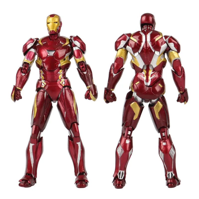 Iron Man MK85 MK50 MK20 MK5 MK7 Action Figure Model Collectible Toys birthday Gift for Children