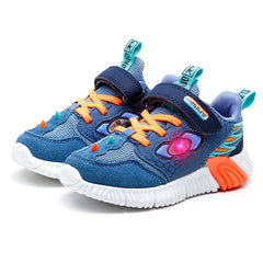 Kids LED Spring Autumn Flashing Footwear 3-6Y Boys Little Children Light Up