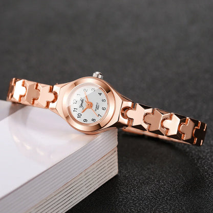 Elegant Small Arabic Dial Women Watches Thin Strap Ladies Quartz Wristwatch Reloj Mujer Girls Clock Gift(Without Box)