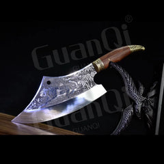 High Hardness Butcher Knife Stainless Steel Tiger Pattern Kitchen knife Bone Chopper