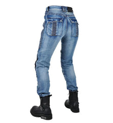 Motorcycle jeans  Womens pants high elastic motorcycle riding rider pants Racing pants