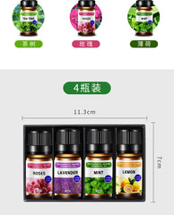 Aromatherapy Essential Oil Case 10ml Lavender Rose Plant Massage Essential Oil Aromatherapy Candle Making Supplies