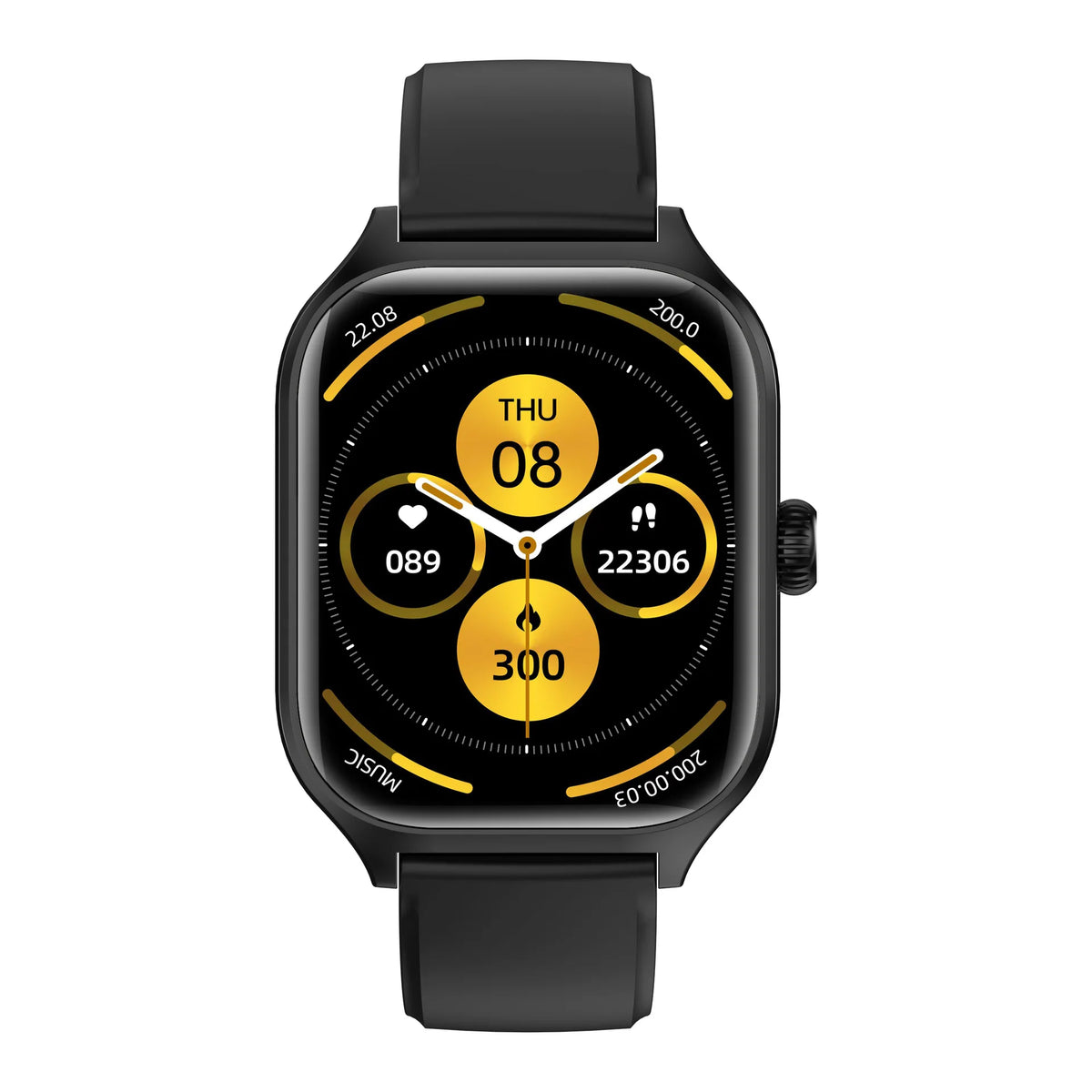 PHONEPACE  C20 Smartwatch 1.77-inch HD Display Bluetooth Call Message Alert Sports Mode Smartwatch For Men Women