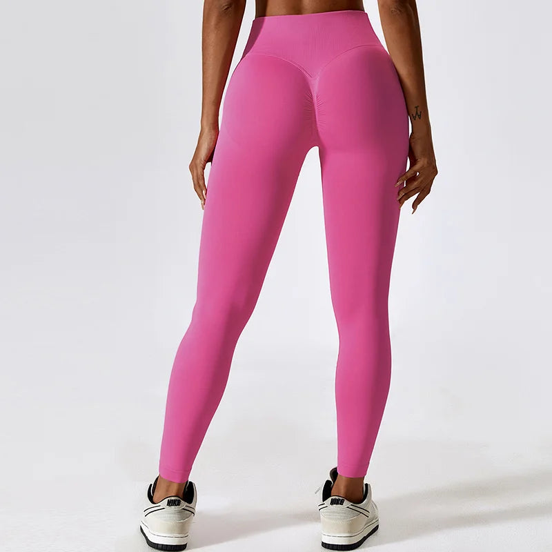 Sport Pants Tights Seamless Fitness Leggings Women Clothing High Waist Scrunch