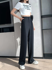 Casual High Waist Loose Wide Leg Pants for Women Spring Autumn