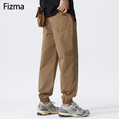 Men Pants Soft Fabric Casual Pant Spring Summer Cargo Pants Men Washed