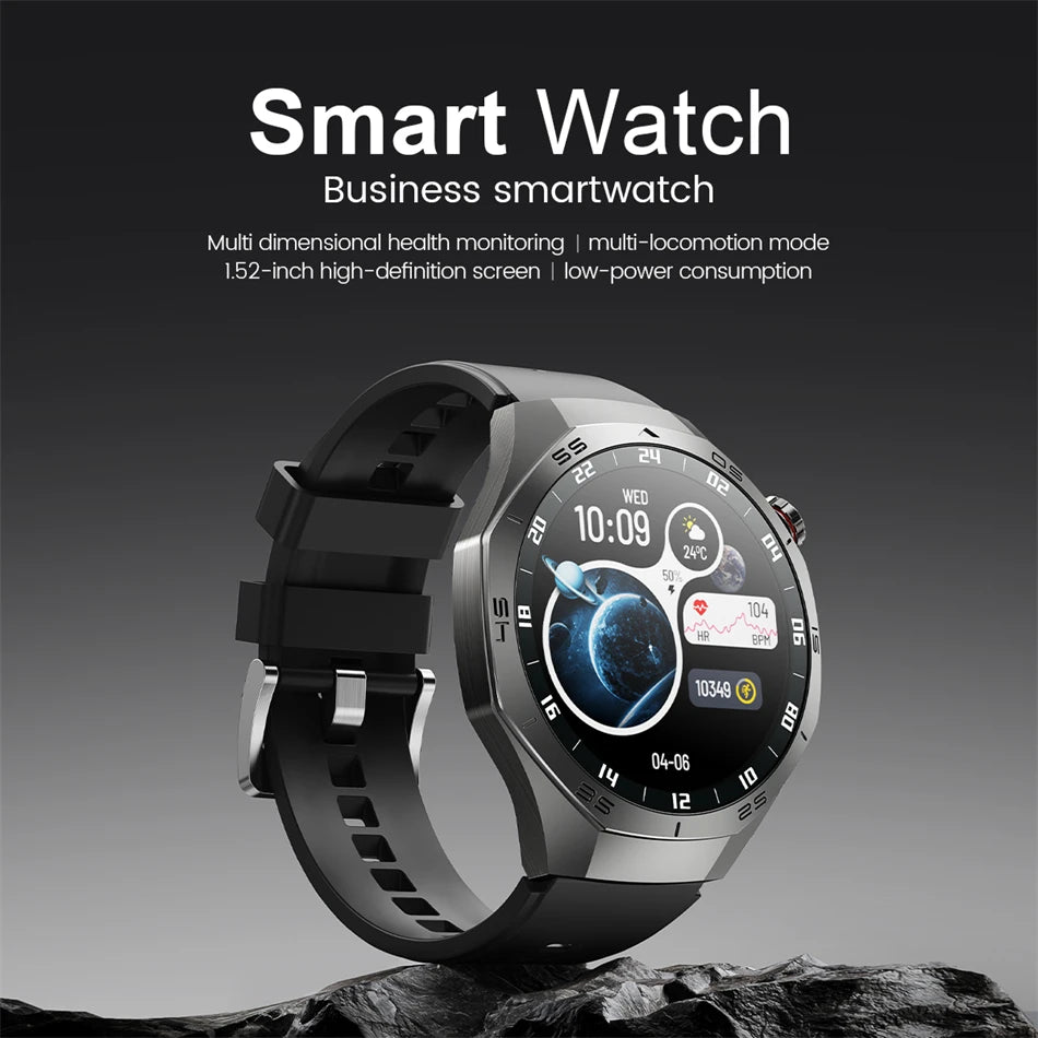 New WatchAMOLED Screen Bluetooth Call Heart Rate Waterproof Women 5 Upgraded Version Sport Fitness Tracker Smart Watch Men Gift