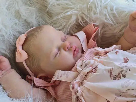 NPK 19-inch Reborn Girl Baby Doll - Hand-Painted Finish Soft Cloth Body Realistic Vinyl Pickle Doll High-Quality Collectible