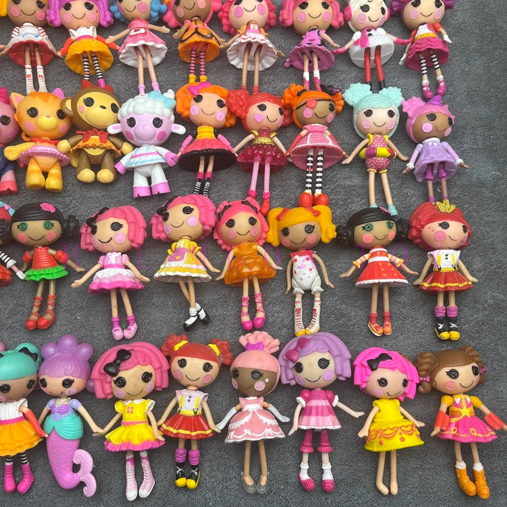 Original 8-10cm Lalaloopsy  Little Sister Multi-style Dolls PVC Girls' Holiday Gift Collection Toys