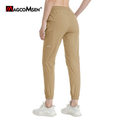 Women'S Hiking Cargo Joggers Pants Quick Dry Lightweight Casual Sweatpants