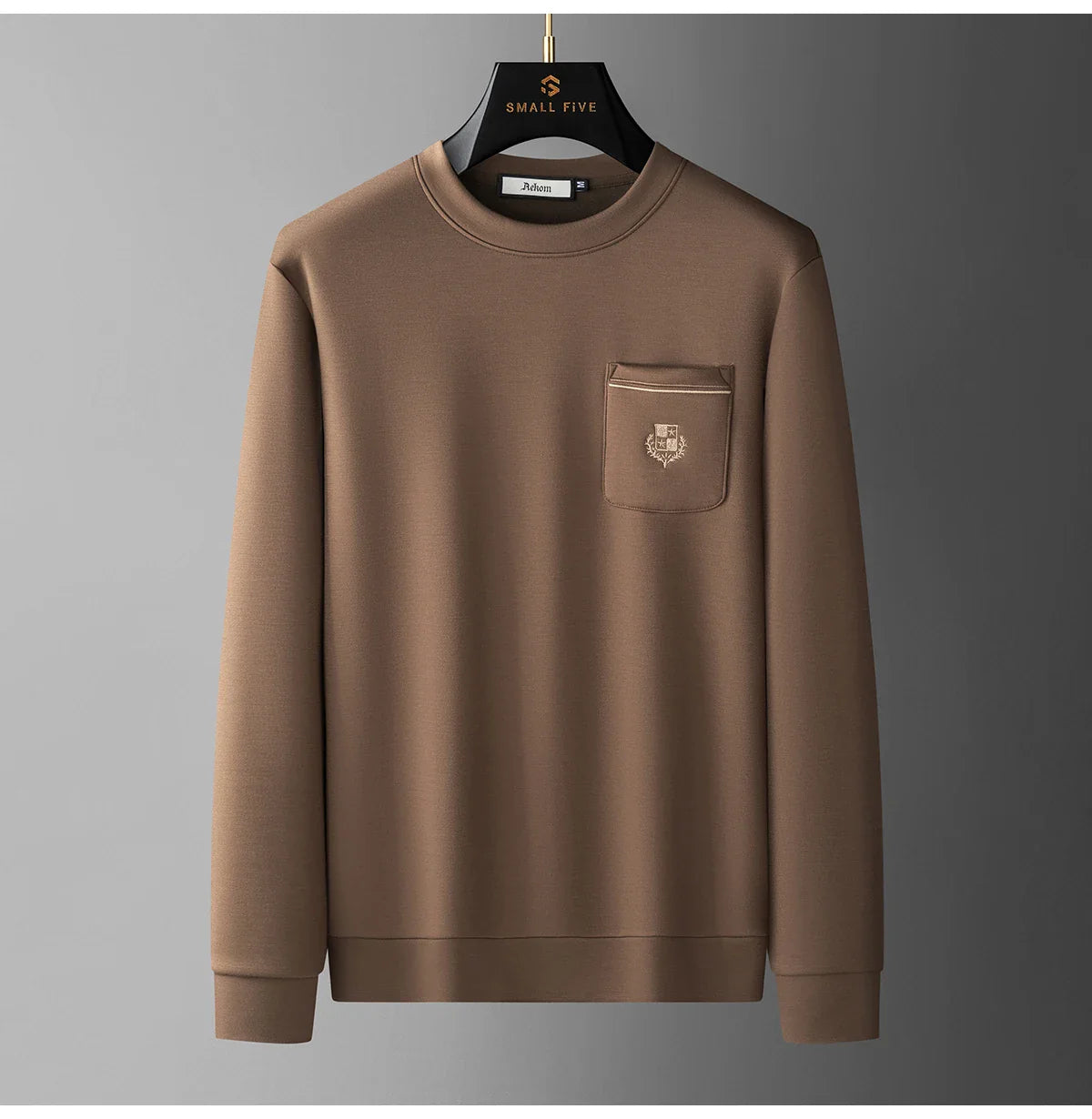JSBD Autumn Light Luxury Italian Old Money Style Two-piece comfortable air-layer cotton men's sweatshirt casual sportswear set