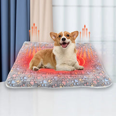 Flannel Thickened Dog Bed Mat Soft Pet Sleeping Mat for Dogs Cats Winter Warm Pet