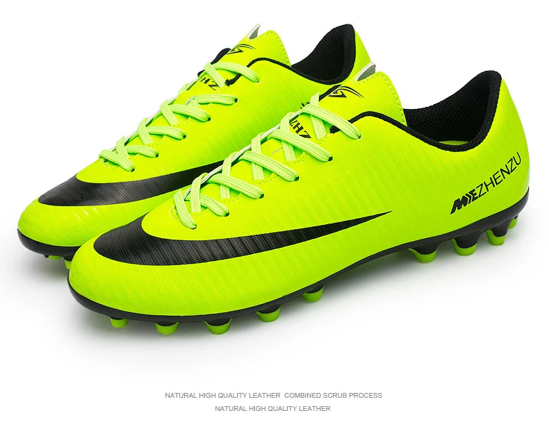 Soccer Shoes Football Boots Hight Quality Outdoor Training Cleats Turf Ankle