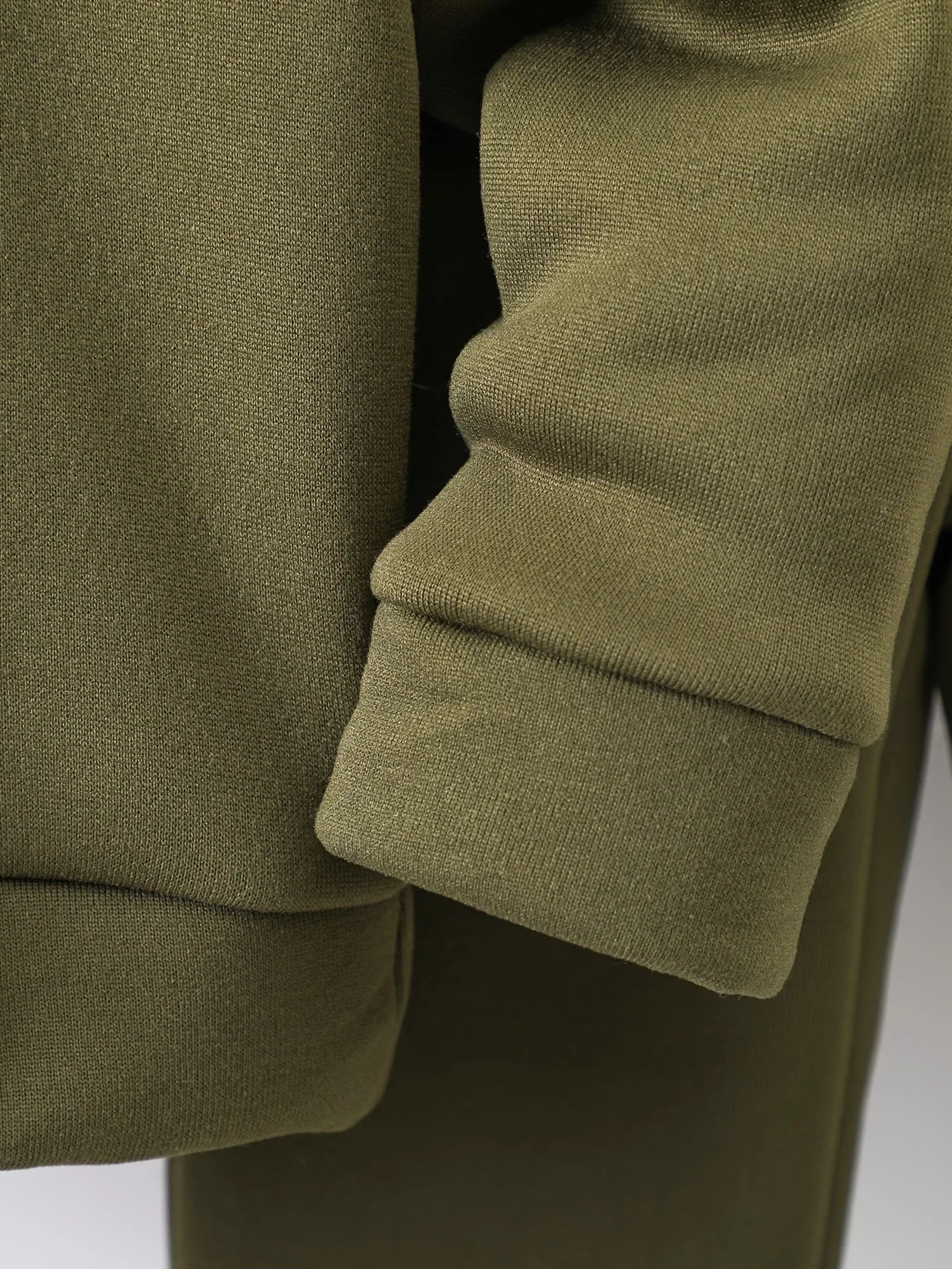 2set Autumn and winter new casual comfort sports style warm boys printed warm lining hoodie and tracksuit pants