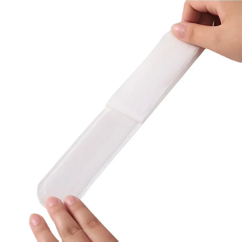 10-40pcs Women's Hat Sweat Absorber Stickers Men Anti-dirt Sports Belt Cap Rim Invisible White Tape Hat Size Reducer Liner Pads