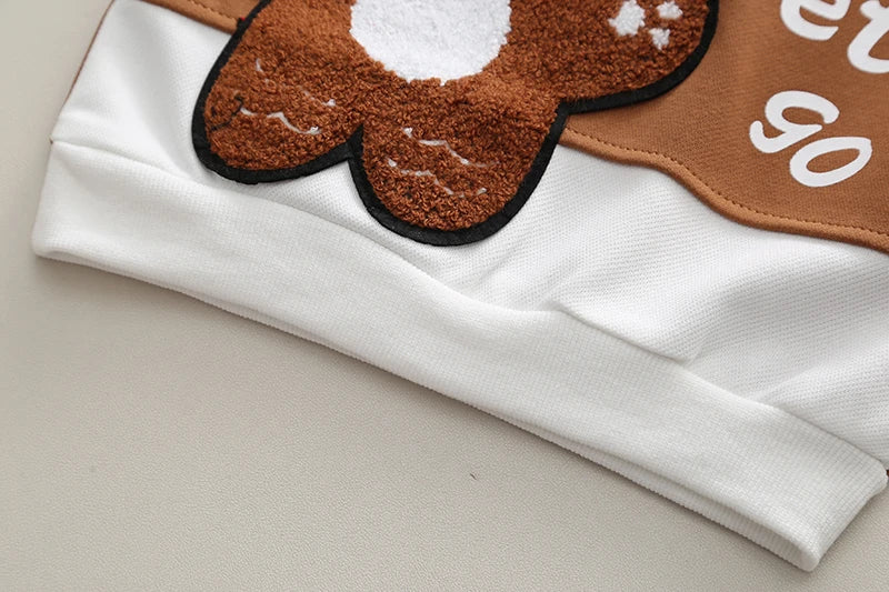 New Autumn Children Kids Boys Girls Clothes Cotton Animal Hoodies Pants 2Pcs/sets Infant Toddler Casual Tracksuit 1 2 3 4 5 Ages