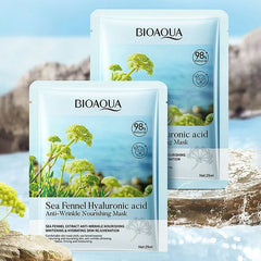 Sea Fennel Hyaluronic Acid Face Mask Firming Moisturizing Nourishing Facial Sheet Mask Face Masks for Skin Care