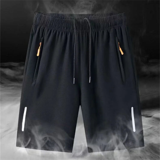 Ice Silk Shorts Quick Dry Breathable Men's Summer Thin Large Sport Running Sweat