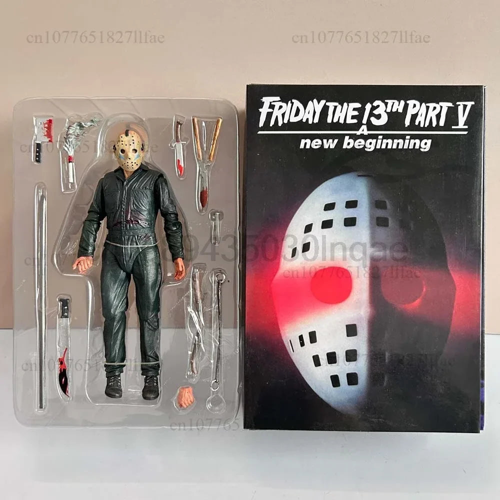 NECA Friday The 13th Figure Pennywise Part VII 7 New Blood Ultimate Jason Voorhees Action Figure Model Horror Halloween Gift