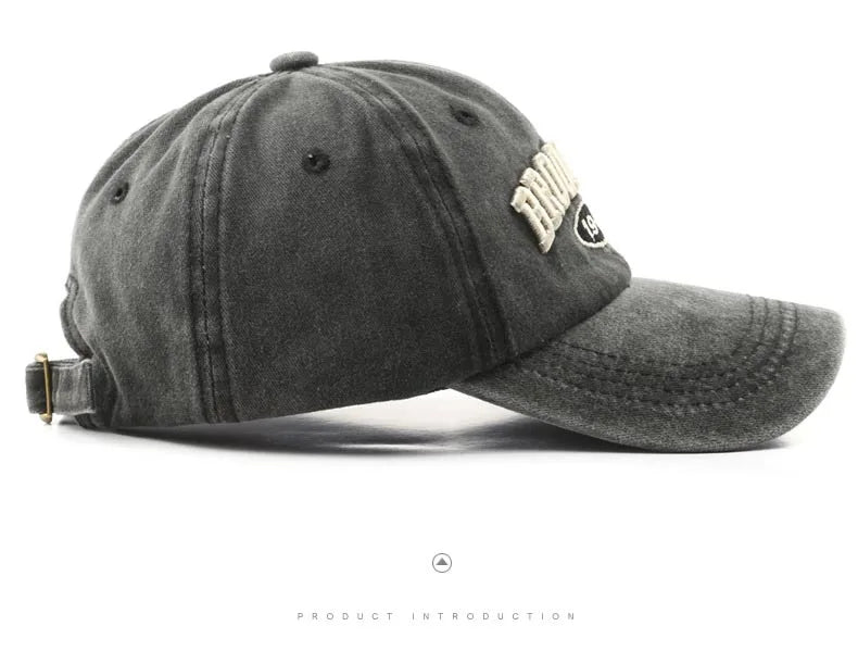 Retro brooklyn Letter Embroidery Baseball Caps Spring Summer Men Women