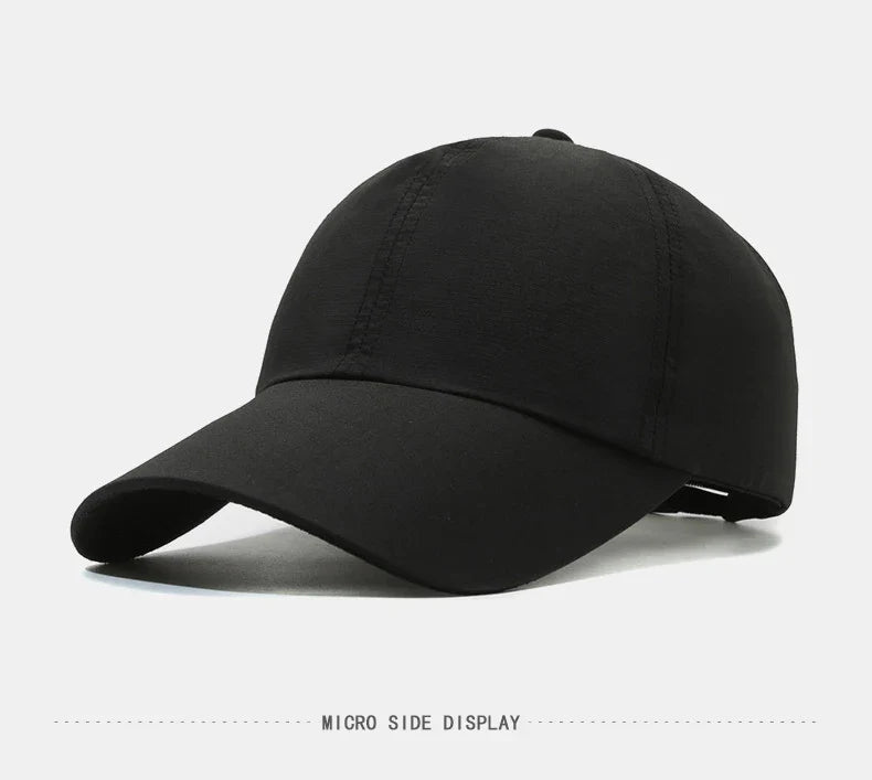 Summer New Ponytail Quick-Drying Sunscreen Hat Fisherman Hat Women Shade Cap Uv Protection Soft Top Hat