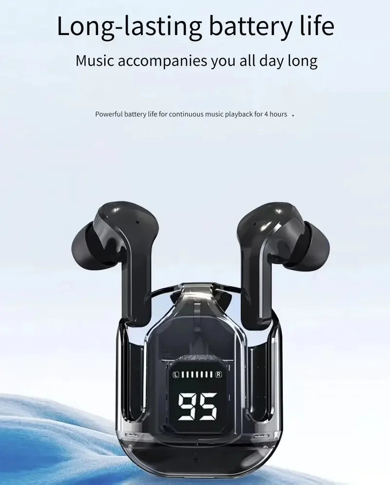 Wireless Earbuds LED Power Digital Display Headset Stereo Sound Bluetooth Earphones for iPone Xiaomi Lenovo Headphone