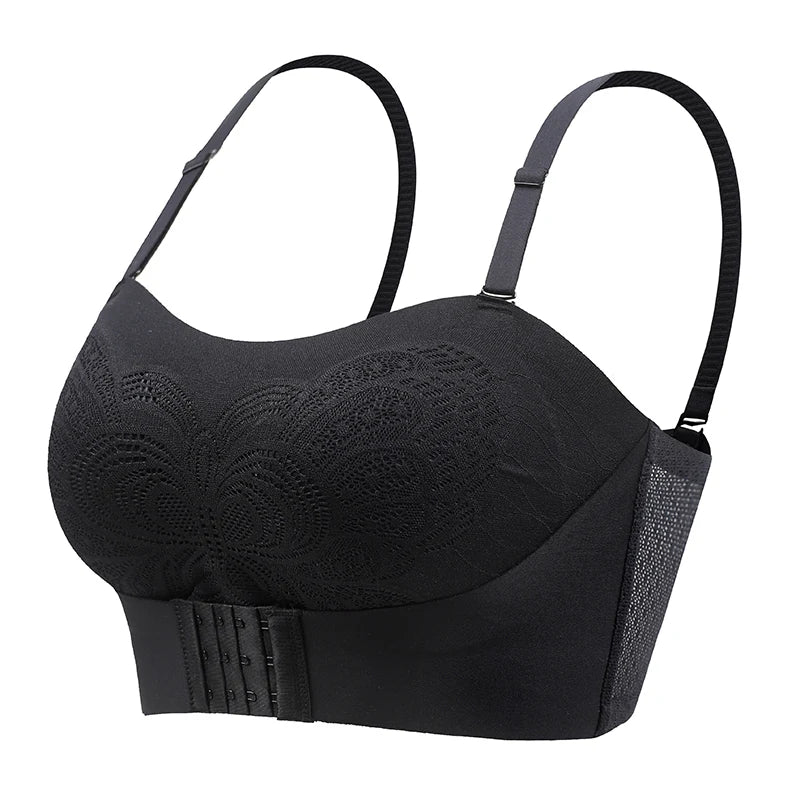 Bras M-6XL Women Sports Underwear Sleep Bras Butterfly Beaty Back Bralette