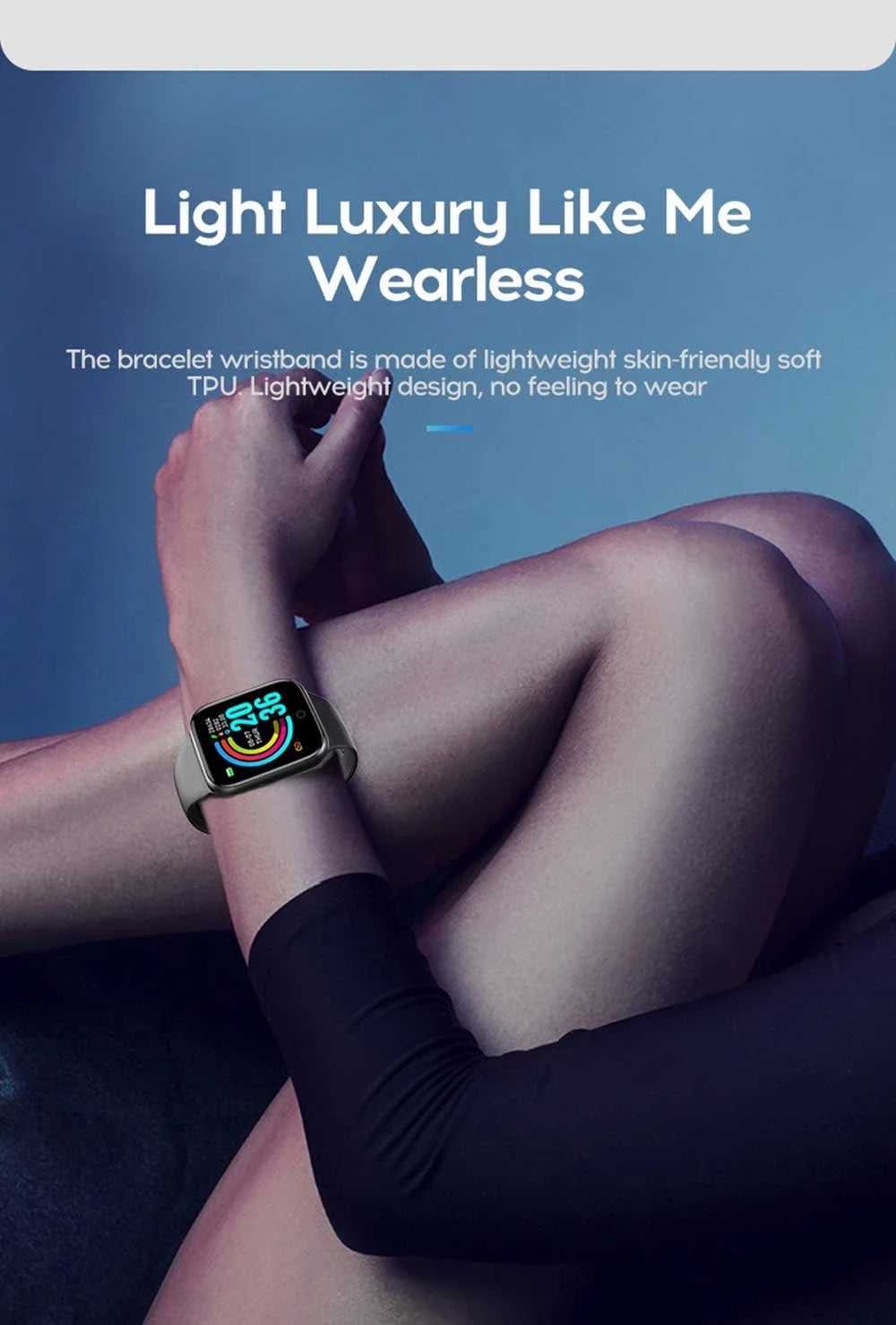 Y68 Smart Watch Color Screen Step Counting Multi Sports Mode Message Reminder Photography Music Remote Control Smart Band