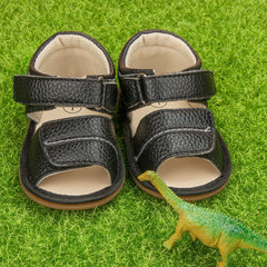 KIDSUN Outdoor Summer Flat Sandals Baby Boy Girl Shoes Rubber Non-slip Sole First Walkers Infant Crib Shoes 0-18M