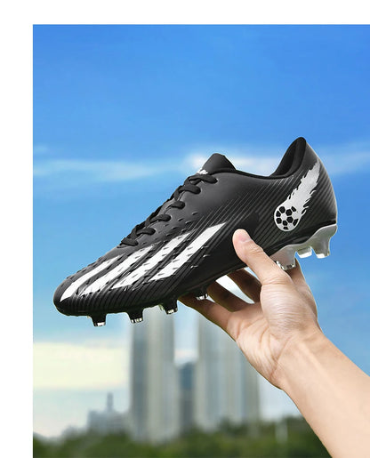 Soccer Shoes Sport Outdoor Men Breathable Cleats FG Football Boots