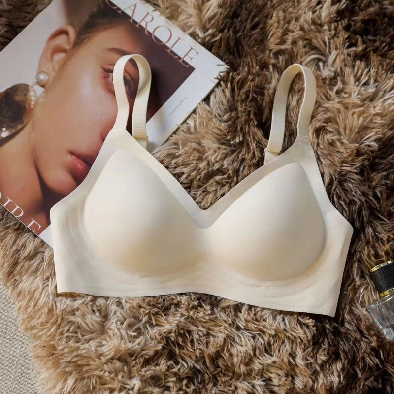 Underwear For Women With Small Breasts, Push-up, No Rims, Soft Support Sports Bra