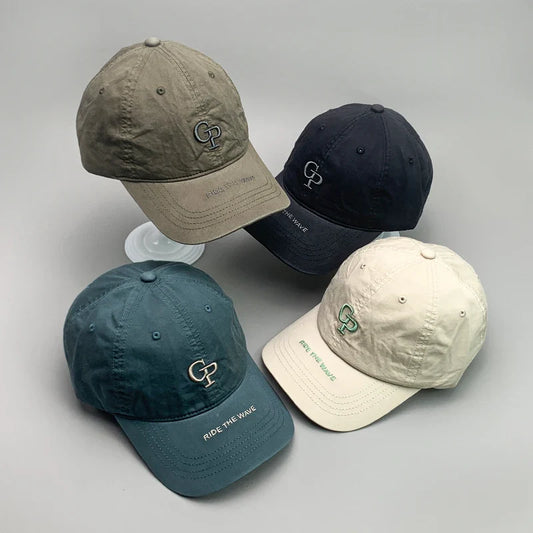High-quality Letter Embroidery Kpop Men Women Baseball Hats Cotton Casual Ins Comfortable Unisex Fashion Sport Streetwear Caps