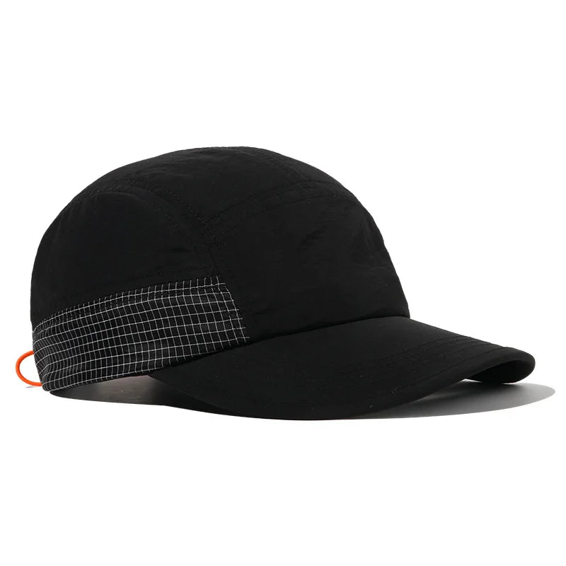 Men Women Baseball Cap Trucker 5 Panel Hat Unstructured Snapback Lightweight All Sports for Running Hiking Tennis