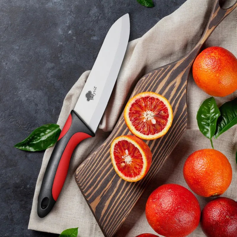 Ceramic Knife Set 3 4 5 6 inch Ultra Sharp Chef Knife Utility Fruit Slicing Vegetable