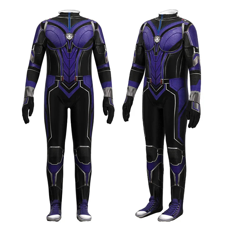 Superhero Ant Man Costume Antman And The Wasp Halloween Mask Helmet Jumpsuit Bodysuit Zentai Suit Adult Kids Quantumania Cosplay