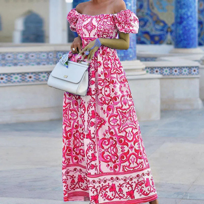 Formal attire Dresses: Backless Evening Dress Women Boho Maxi Dresses