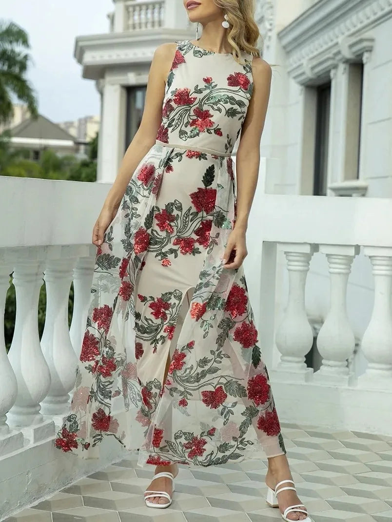 Evening wear Dresses: Ankle-Length Sequin of Formal Evening Prom Dress Women