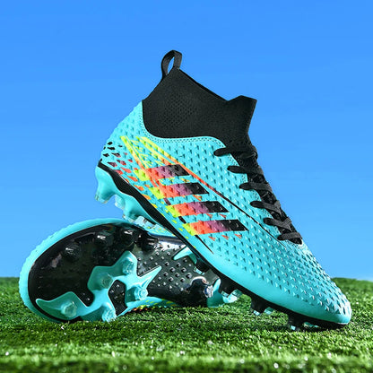 Men's Sneakers Soccer Shoes Football Boots Cleats Breathable Training Match