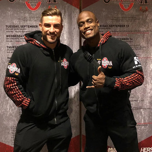 Spring Casual Hoodies Men Cotton Sweatshirt Gym Fitness Sportswear Male Hooded Zips