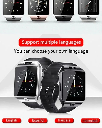 Premium Digital Touch Screen Smart Watch DZ09 Bracelet Camera Bluetooth SIM Card Phone Watch Reloj Mujer Android IOS