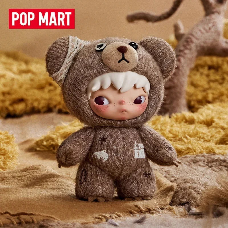 POP MART Hirono Road Journal Series Plush Doll Pendant Blind Box Toys Kawaii Anime Action Figure Surprise Mystery Bag Toy