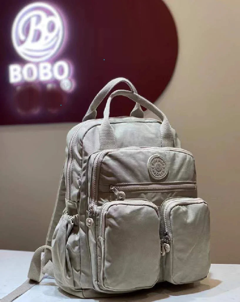 Fashion Woman Backpack Waterproof Nylon Soft Handle Solid Multi-pocket Travel Zipper Feminina School Bags Laptop Backpack