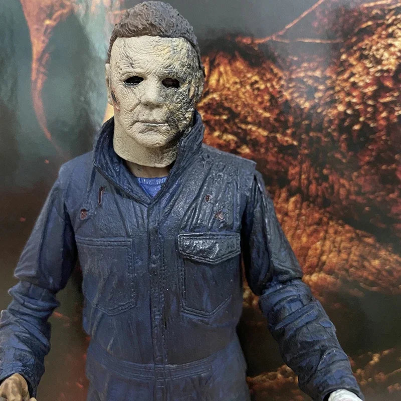 NECA Michael Myers Figure With LED Pumpkin Halloween Ultimate  Action Figure Toy Doll Decor Christmas Gift Halloween Horror Toy